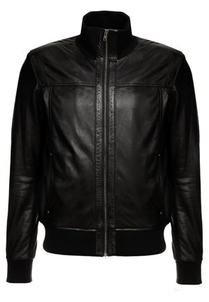 Leren jas - black