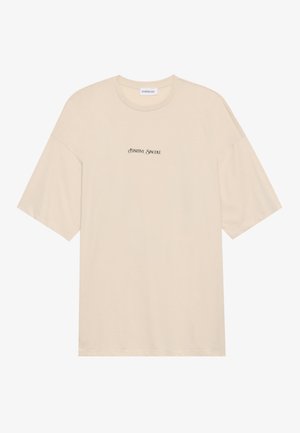 Even&Odd Apdrukāts T-krekls - beige