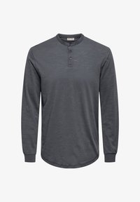 Geselecteerd, grey pinstripe