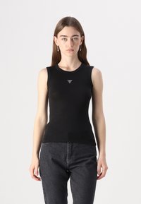 Guess ANITA EMBELLISH ME - Topp - jet black