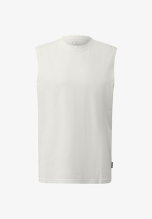 QS, T-SHIRT - Top - wollweiß