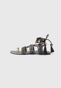 IONE - Sandaler med ankelstøtte - black