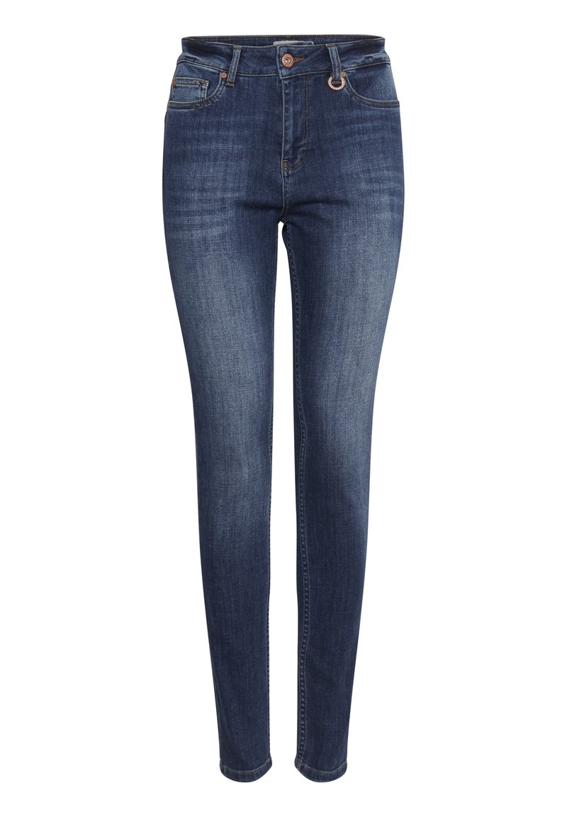 PULZ Jeans Skinny Fit blauw denim/bluedenim