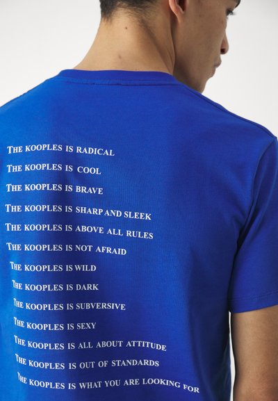The Kooples MC - Triko s potiskem - ocean