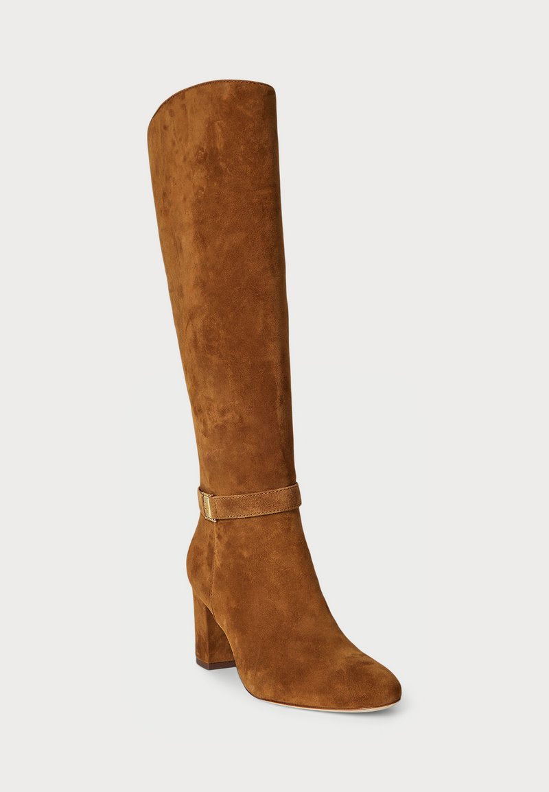 Lauren Ralph Lauren KELLIE SUEDE TALL BOOT HEEL Bottes à talons