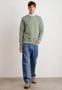 GANT SHIELD C NECK - Sweater - pastel green
