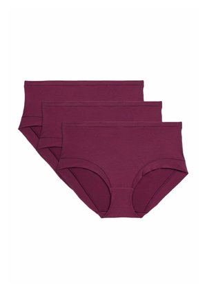 3PACK - Onderbroeken - dark magenta