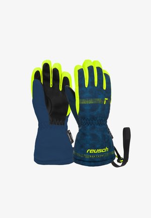 Reusch MAXI R-TEX XT UNISEX - Fingerhandschuh - dress blue safety yellow