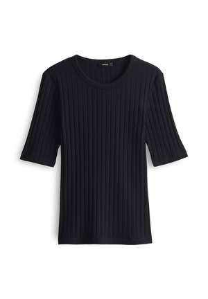 OPUS KURZARM SAVKA - Basic T-shirt - black