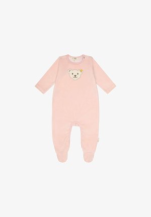 Sanetta STEIFF STRAMPLER BÄR LOGO DRUCKKNÖPFE - Śpioszki