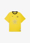 HOOPS DORTMUND - Printtipaita - faster yellow