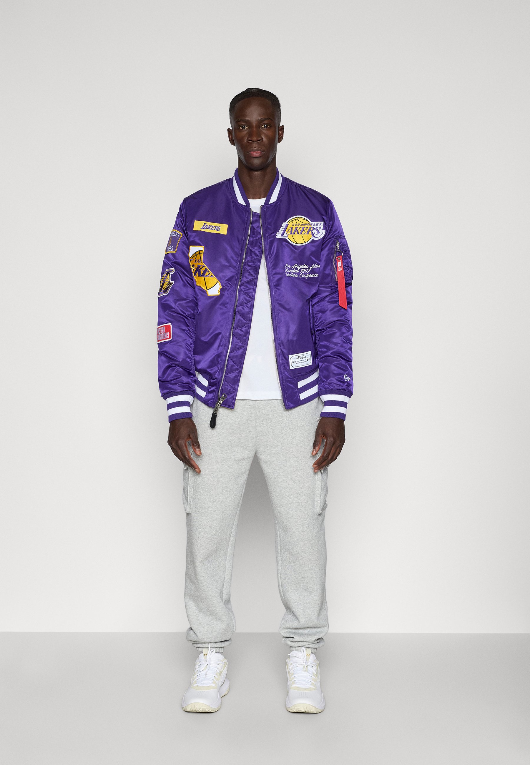 New Era NBA ALPHA INDUSTRIES LOS ANGELES LAKERS JACKET