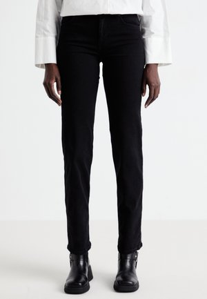 ONLBLUSH MID - Straight leg jeans - black denim