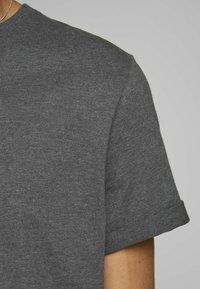 Jack & Jones JJE TEE  O-NECK  - T-shirt basic - dark grey melange