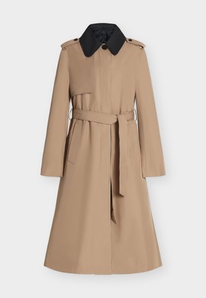 KARL LAGERFELD, TRANSFORMABLE TRENCH - Klasszikus kabát - black nougat