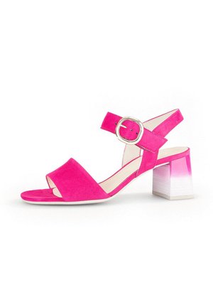 Sandali con tacco - pink (degrade)