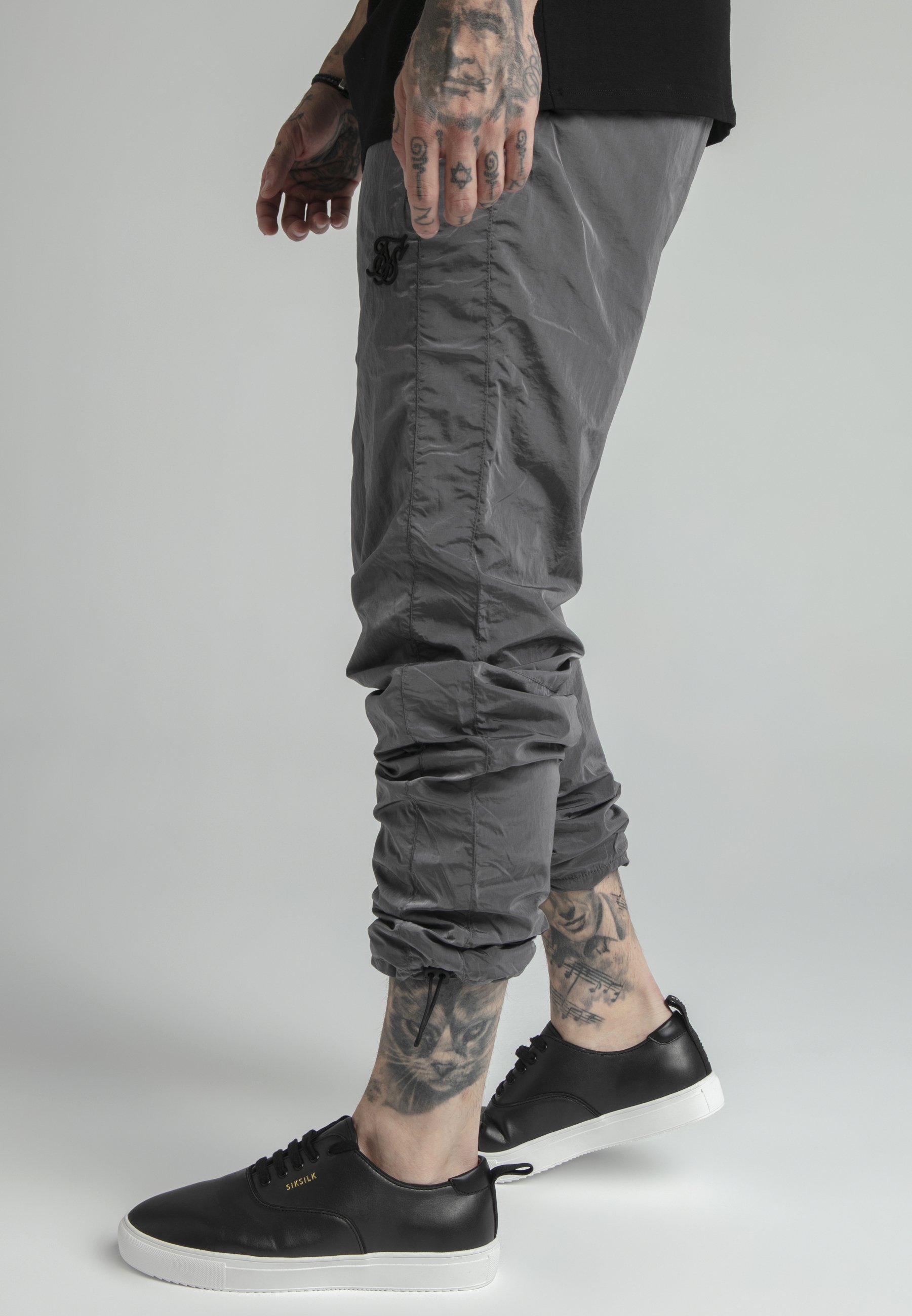 SIKSILK CRUSHED CORDED PANTS 