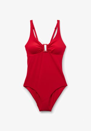 Tezenis, TIMELESS LOOK ONE-PIECE TRIANGLE - Traje de baño - red