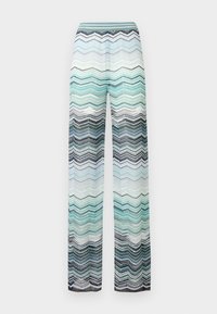 TROUSERS - Broek - turquoise tones