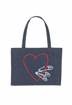 PINS PRINT - Cabas - blue