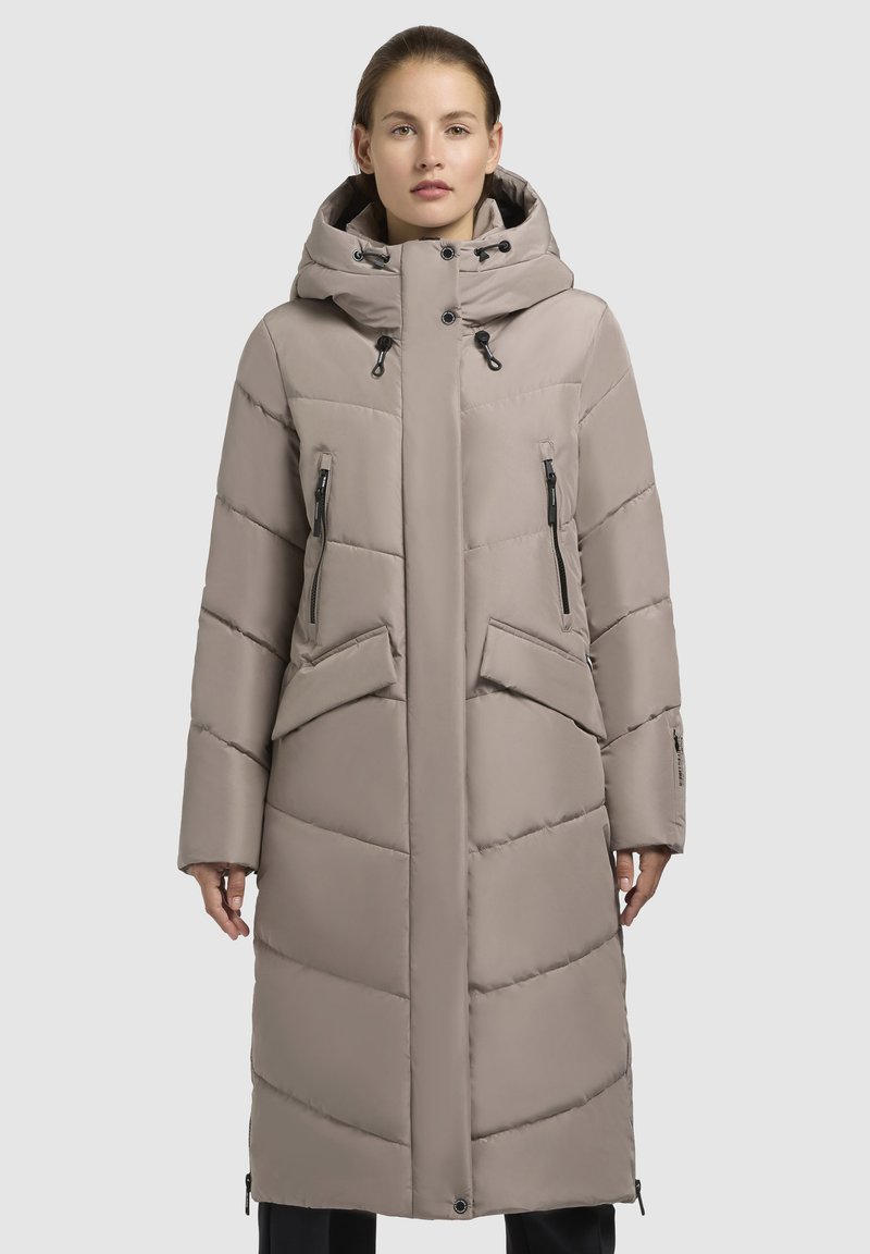 khujo EVIEL - Cappotto invernale - graubeige