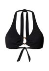 TEXTURED  - Bikinio viršutinė dalis - black