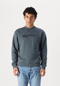 Karl Lagerfeld Jeans ESSENTIAL LOGO - Melegítőfelső - dark slate