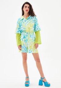 adL PATTERNED - Träningsbyxor - printed turquoise