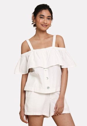 Threadbare THB ASPEN BARDOT - Blusa - white