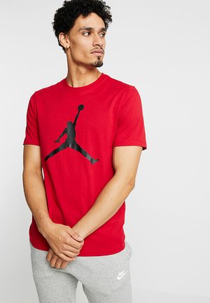 JUMPMAN CREW - T-shirts med print - gym red/black