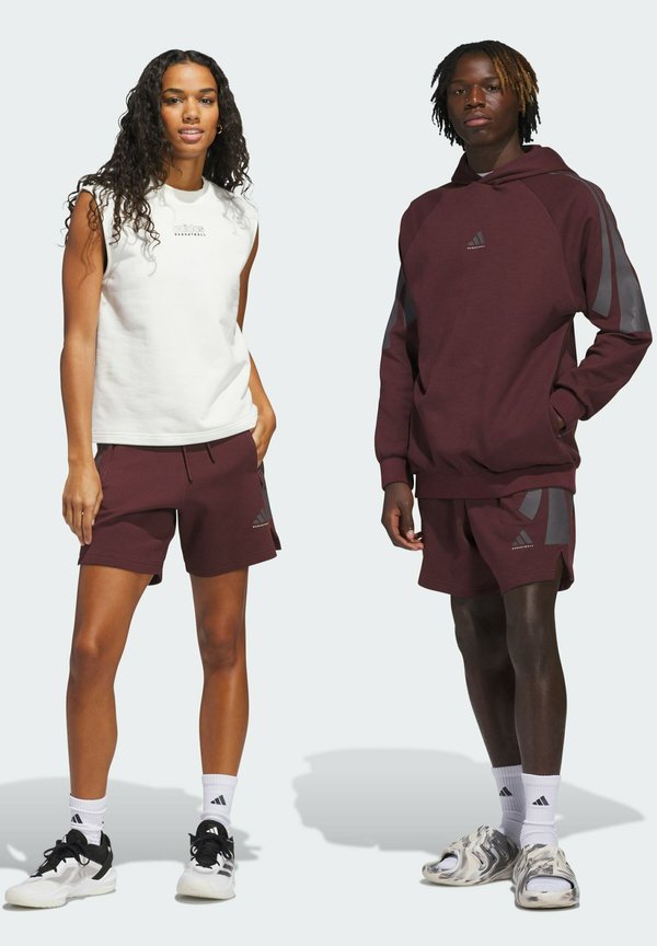 BASKETBALL SPACER - Sports shorts - aurora ruby