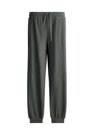 OYSHO, COMFORTLUX MID RISE MARL JOGGERS - Pantalon de survêtement - dark grey melange