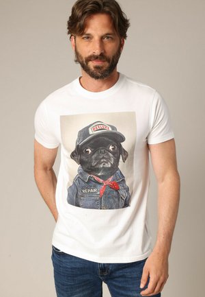 PEPERE - T-shirt print - Natural