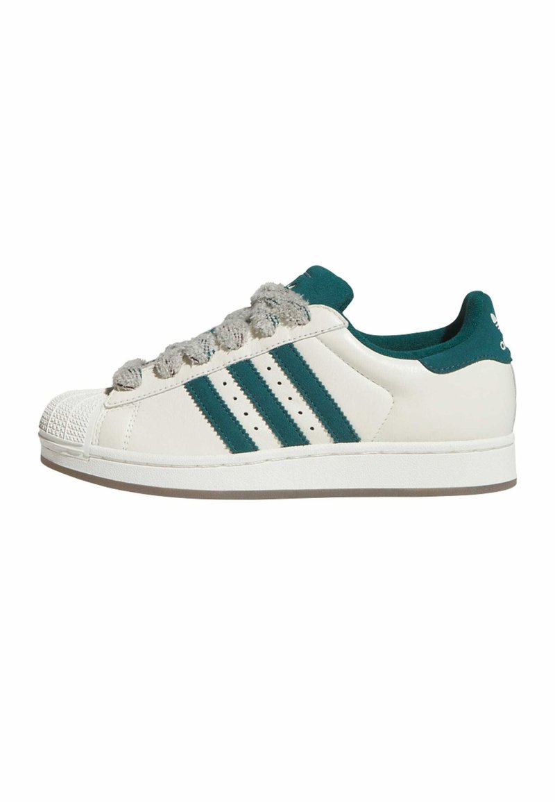adidas Originals SUPERSTAR II off white   rich green   sesame/white