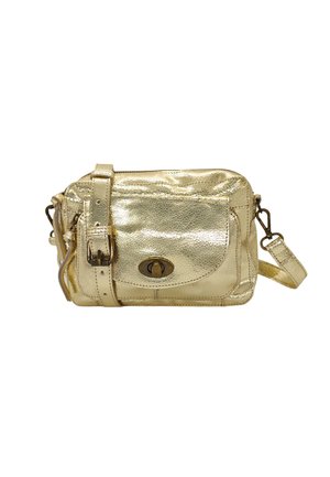 Sac bandoulière - gold-coloured