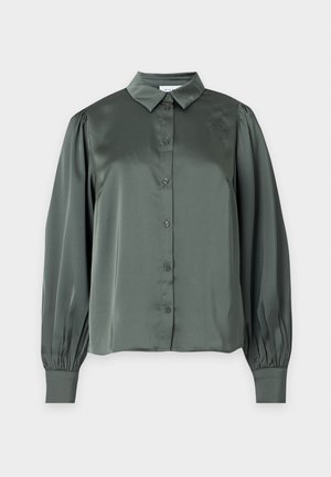 VILA, VIENNA RAVENNA L/S BALLOON SHIRT - NOOS - Hemdbluse - balsam green