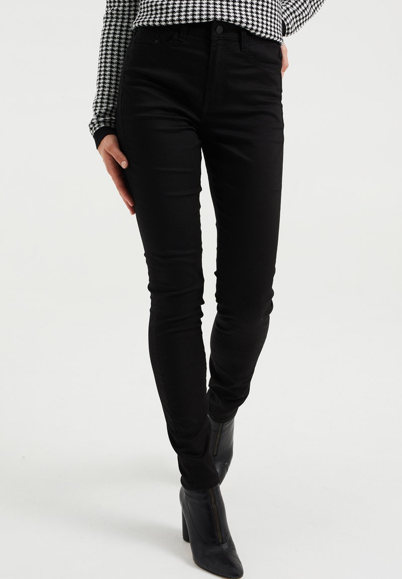 WE Fashion Jeans Skinny Fit black/sort Zalando.dk