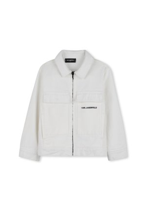 MIT REISSVERSCHLUSS - Spijkerjas - milk