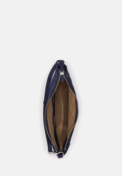 Polo Ralph Lauren POLO ID SUEDE MINI SHOULDER BAG - Kabelka - night