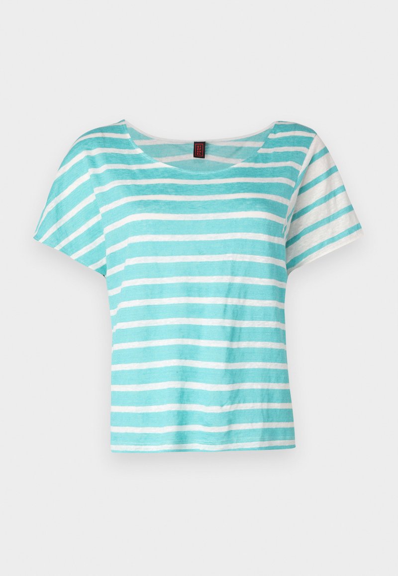 Stefanel T-shirt print turquoise