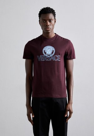 COMPACT PRINT - T-shirt imprimé - dark aubergine