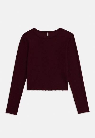 KOGNELLA LS O-NECK - Pullover - mauve wine