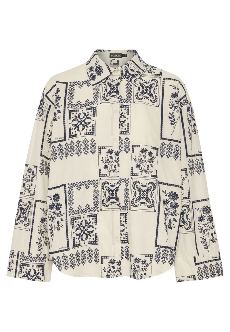 Soaked in Luxury Overhemdblouse crème Soaked in Luxury Overhemdblouse crème