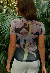 Next KEW COLLECTION SHORT SLEEVE - Marškinėliai su spaudiniu - navy and pink floral