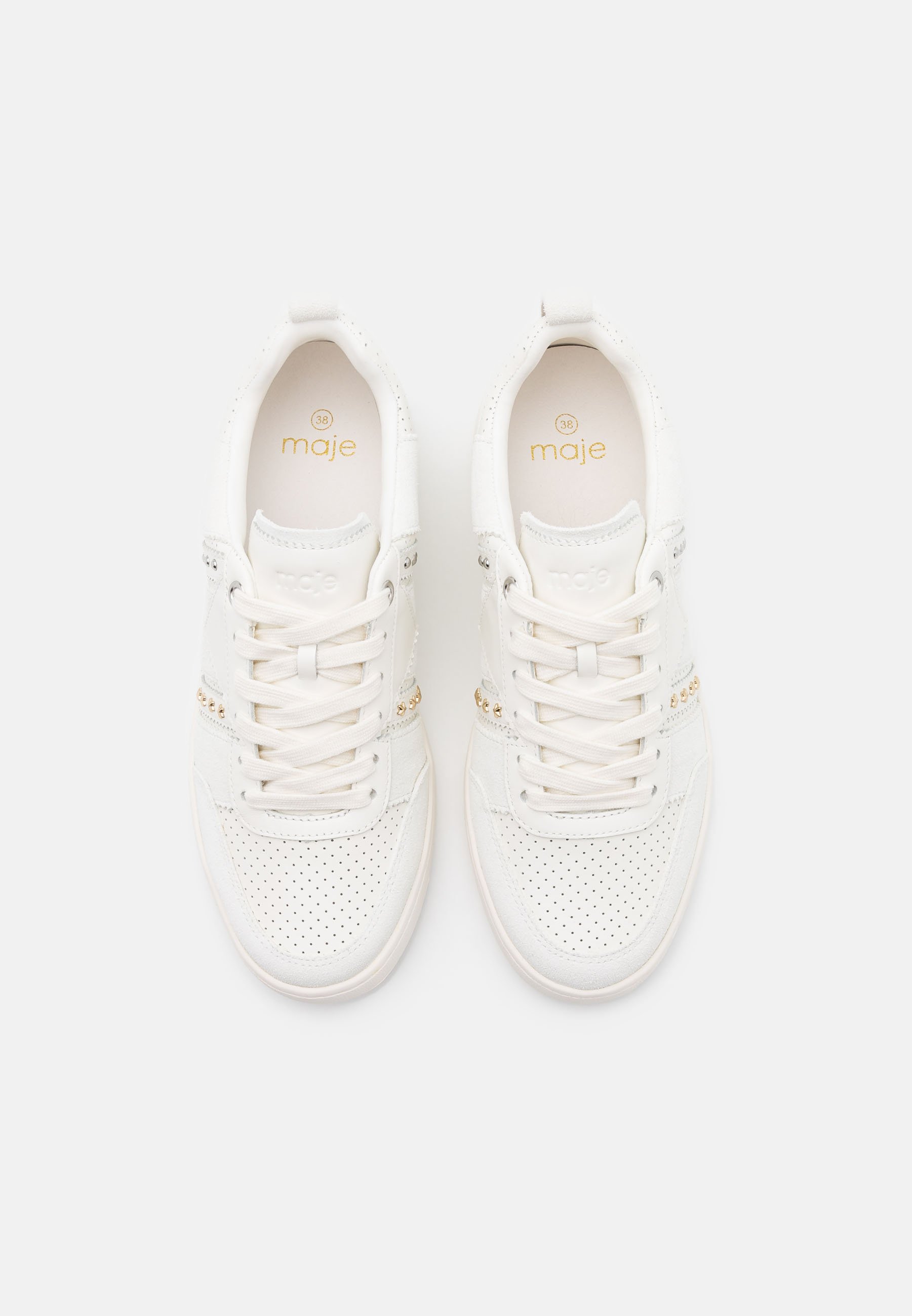 maje Sneakers laag - blanc/wit - Zalando.nl