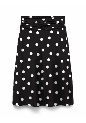 Vero Moda, SKIRT VMTORA MID WAIST MIDI SKIRT - Falda acampanada - black