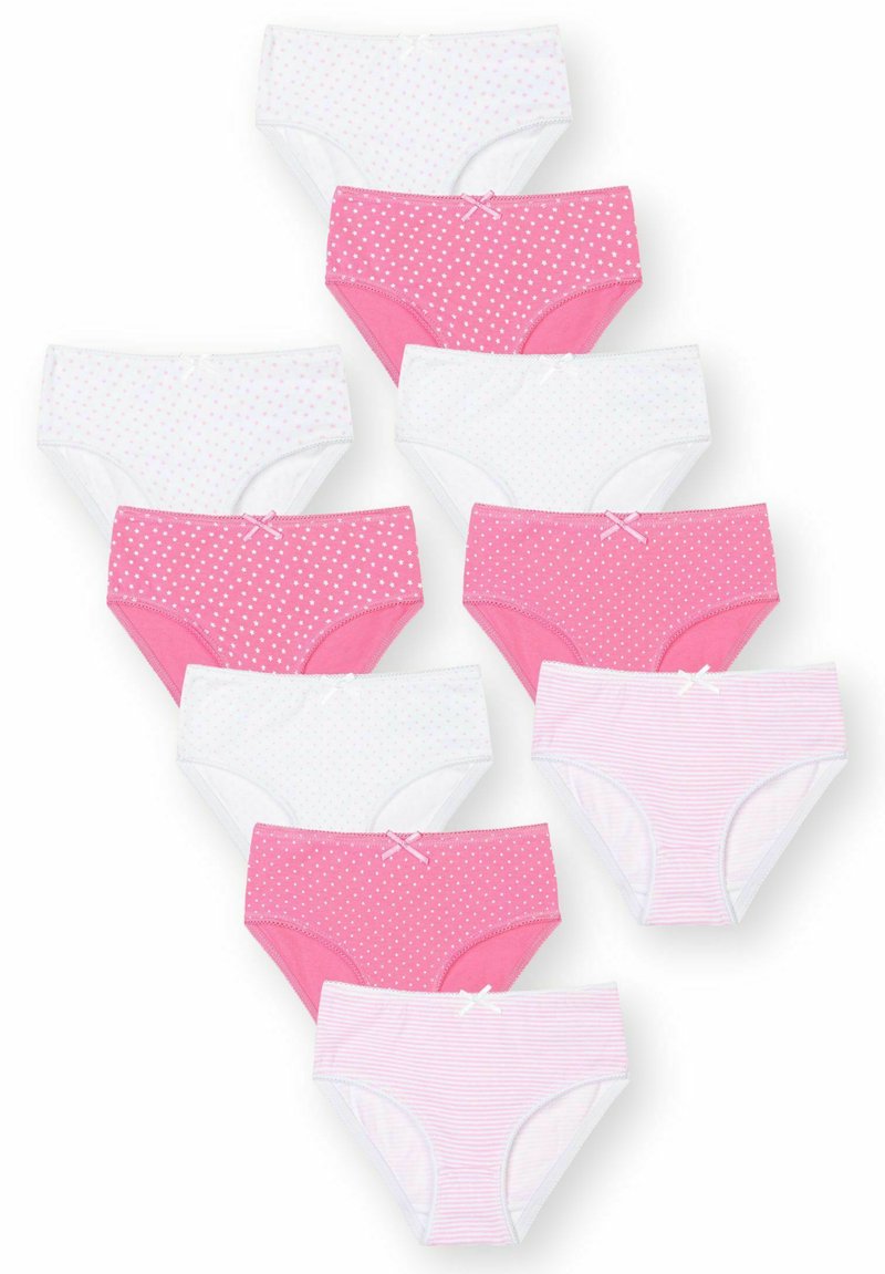 MINOTI 10 PACK KNICKERS  - Kratke gaće - white pink