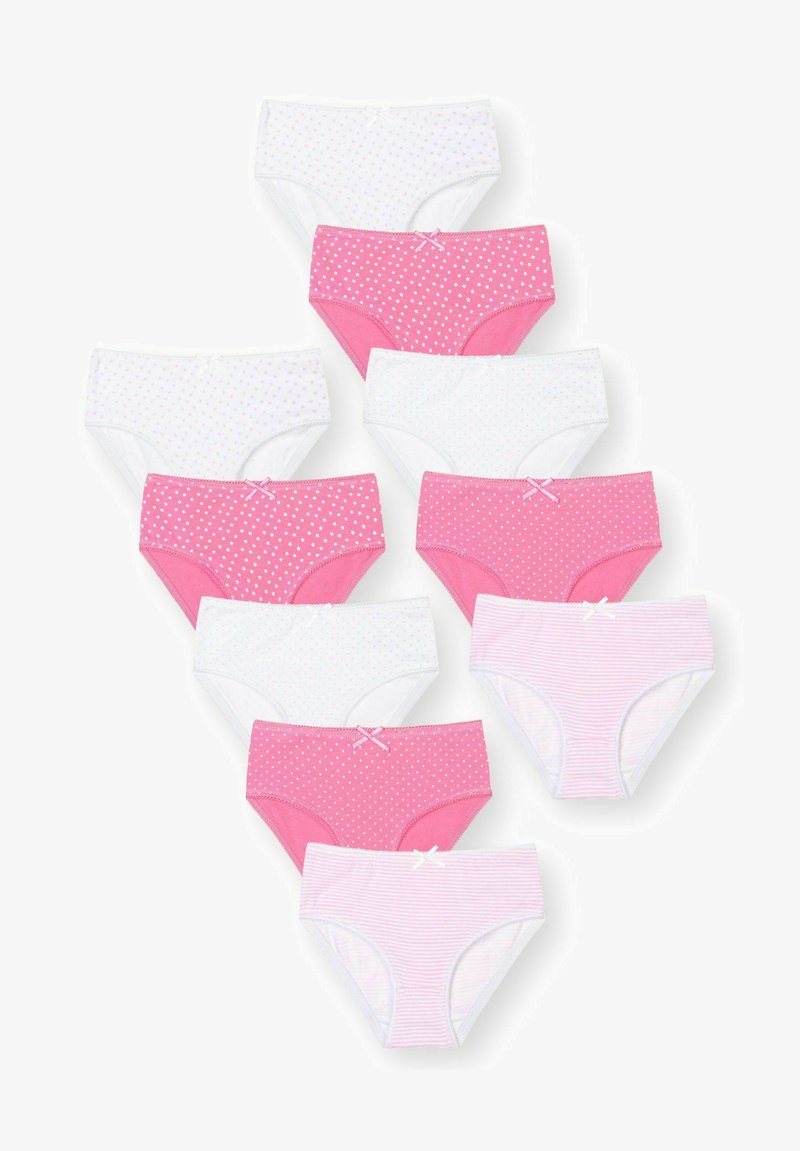 MINOTI 10 PACK KNICKERS - Slip - white pink