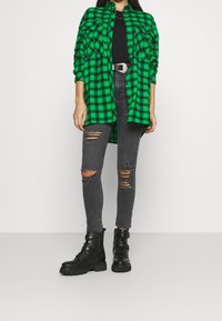 Topshop Vaqueros pitillo - black