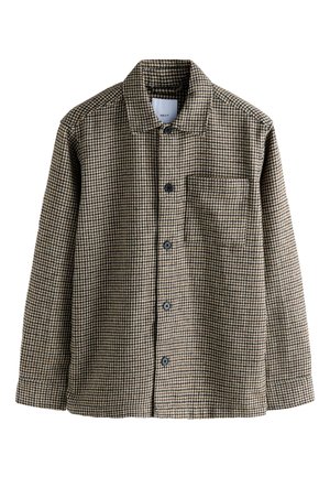 REGULAR FIT - COLLAR HERITAGE CHECK  - Giacca leggera - brown